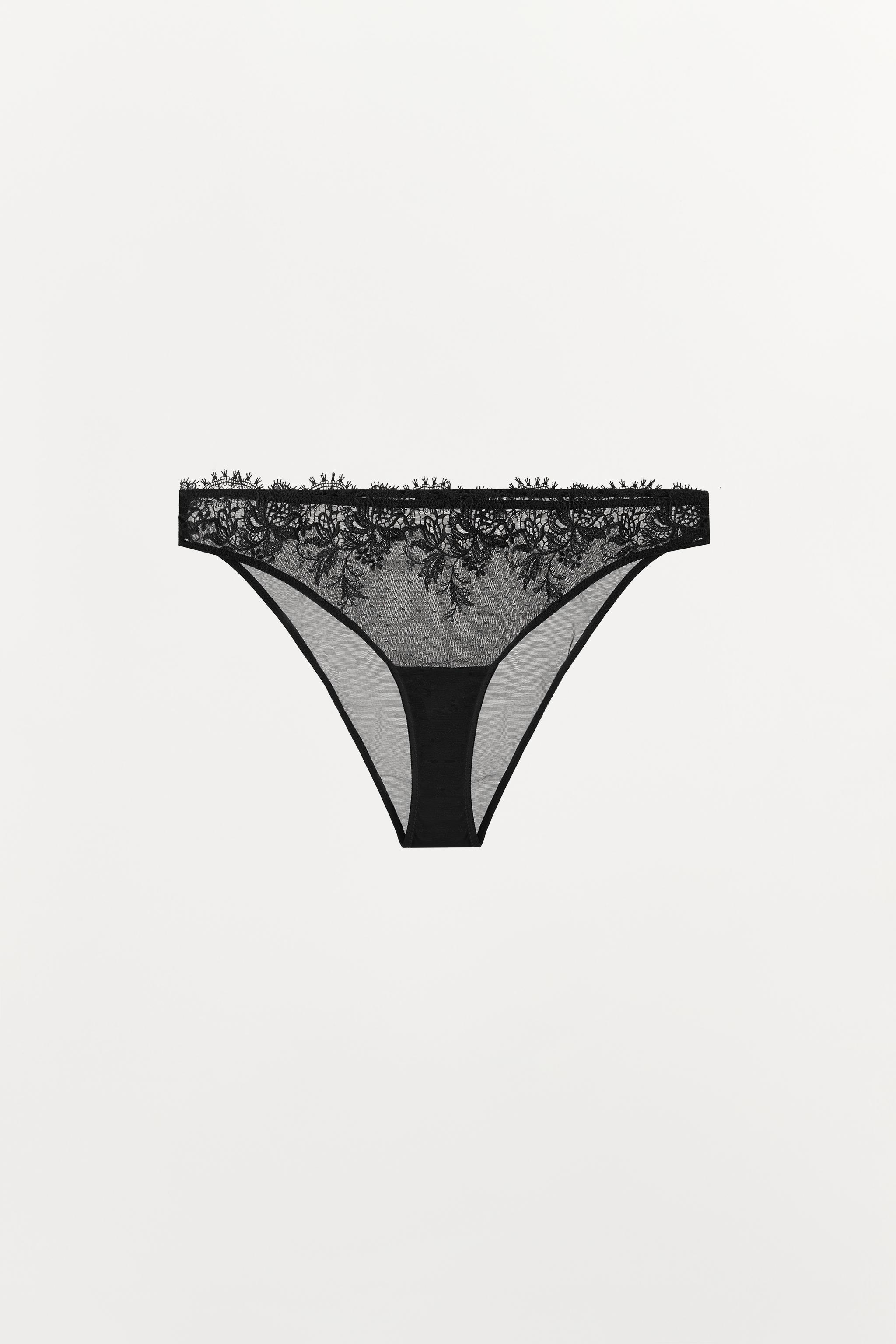 DOTTED MESH LACE PANTIES